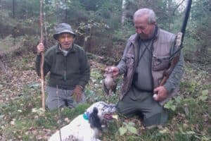 Cazando Becadas en Hiiumaa con Jose Maria
